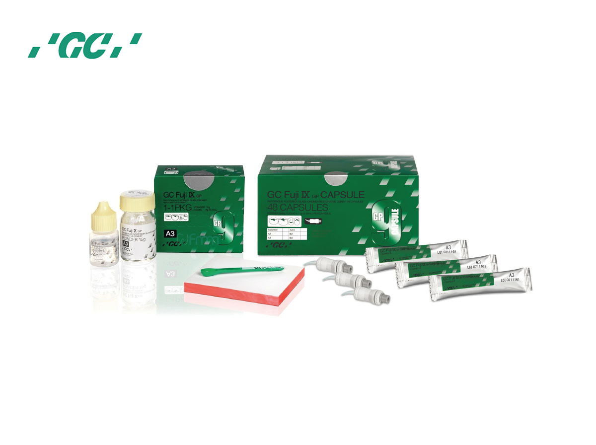 GC Fuji IX GP KIT – Ciment Verre Ionomère d’Obturation Chémopolymérisable (Poudre & Liquide) GC Fuji IX GP KIT – Ciment Verre Ionomère d’Obturation Chémopolymérisable (Poudre & Liquide)