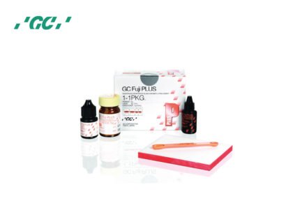 GC Fuji PLUS Kit – Ciment Verre Ionomère Modifié par Résine pour Scellement Prothétique Haute Performance