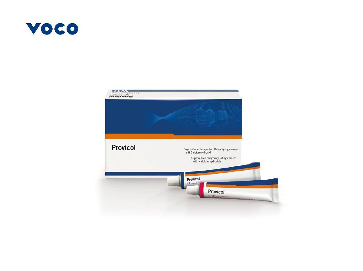 VOCO PROVICOL – Ciment provisoire sans eugénol pour scellement temporaire VOCO PROVICOL – Ciment provisoire sans eugénol pour scellement temporaire