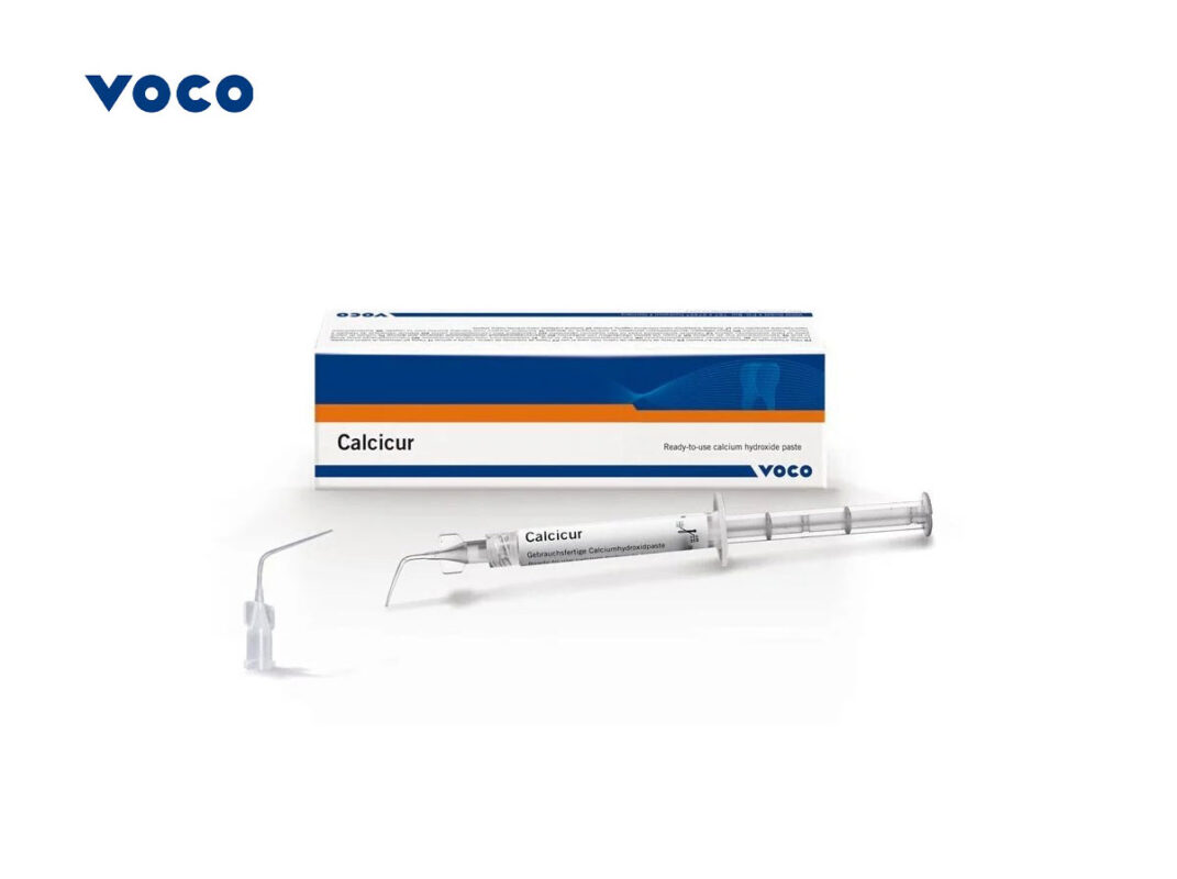 VOCO Calcicur – Pâte d’Hydroxyde de Calcium Prête à l’Emploi pour Endodontie et Protection Pulpaire