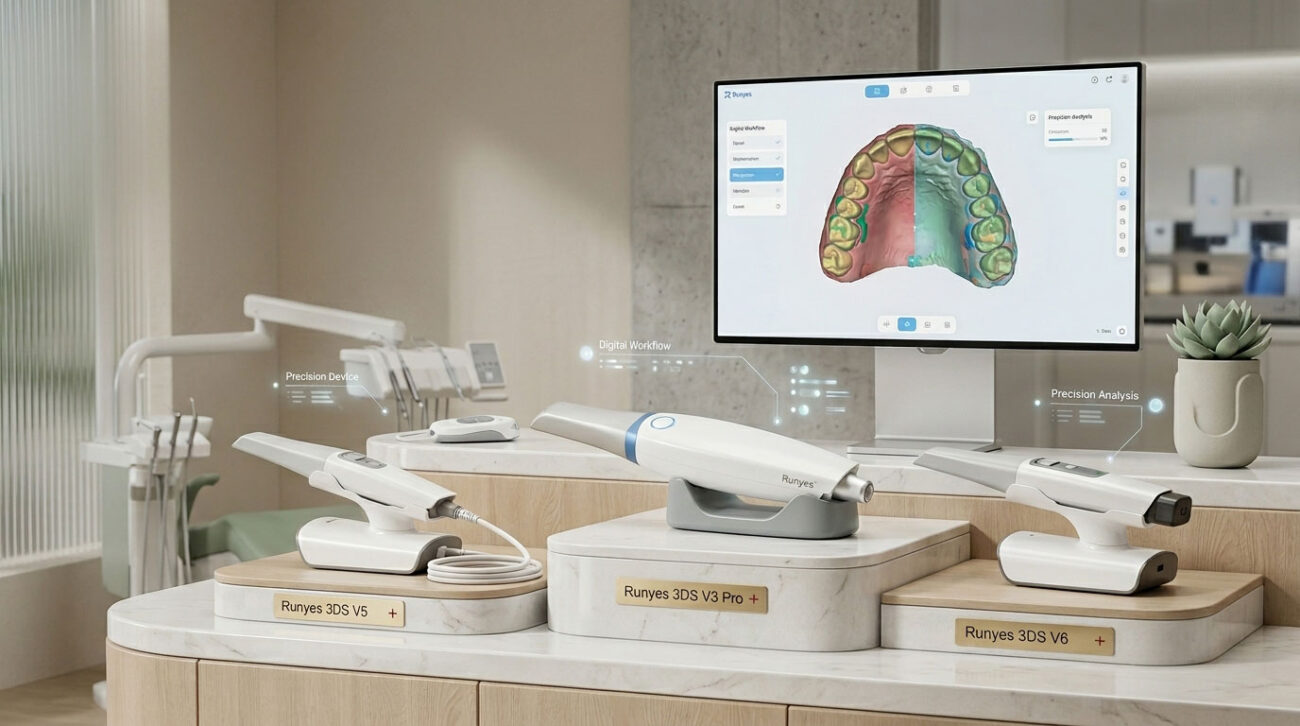 Comparatif scanners intraoraux Runyes V3 Pro V5 V6 pour cabinet dentaire numérique
